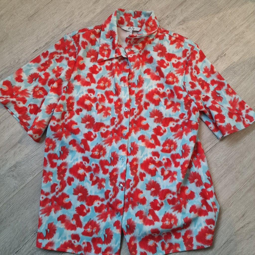 Hemd Vila Joy XS bloemen, Meerkleurig, Nieuw, Ophalen of Verzenden, Vila Joy