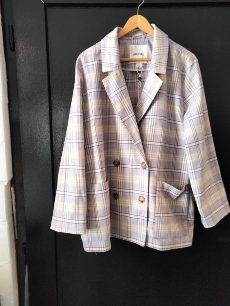 Dames blazer.Overzised.Merk Monkl.Large., Ophalen of Verzenden, Paars
