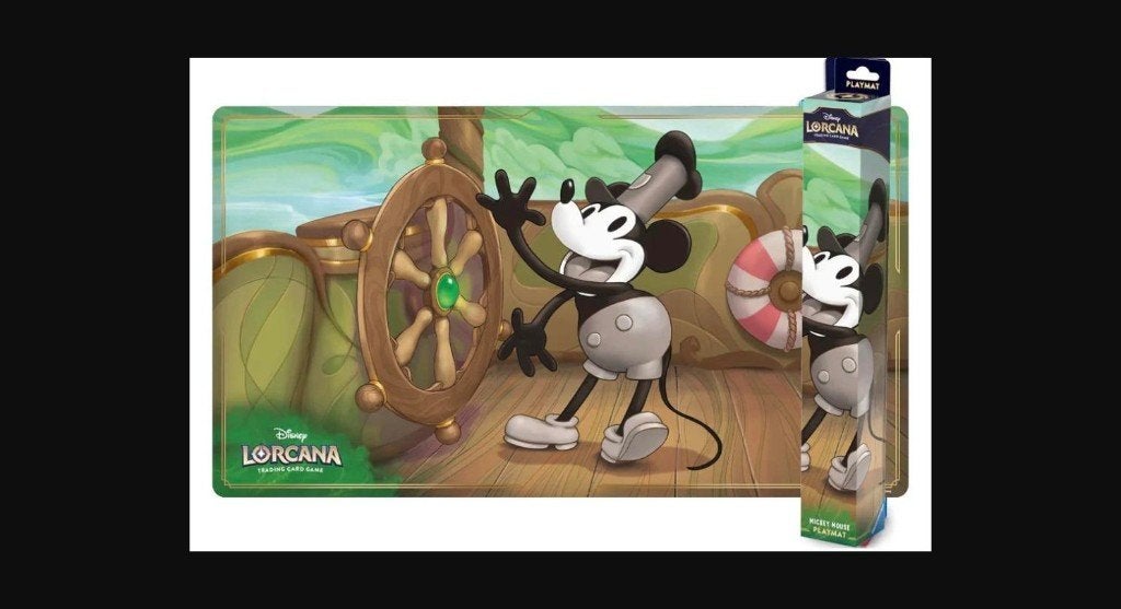 Tapis de jeu Disney Lorcana Steamboat Willie neuf, Enlèvement ou Envoi, Neuf, Autres types