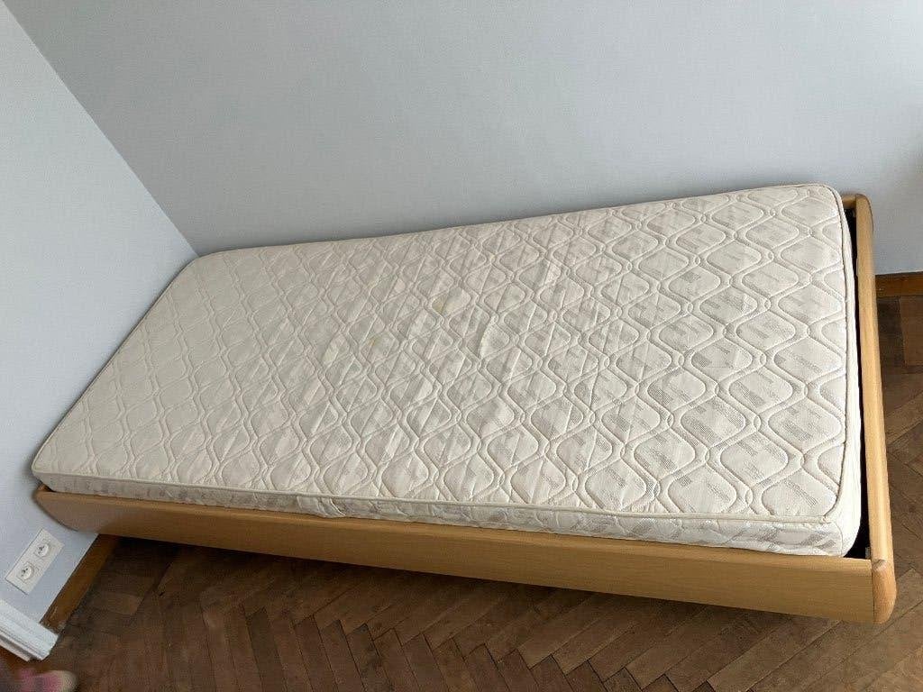 sommier et matelas lit adulte, 90 cm, Enlèvement, Sommier, 200 cm