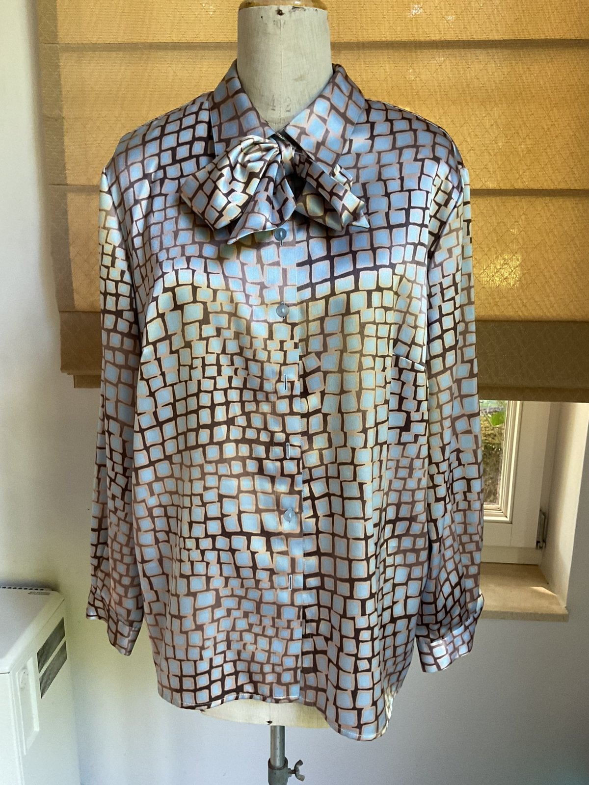 Bloes van Frank Walder, maat 46, Ophalen of Verzenden, Zo goed als nieuw, Maat 46/48 (XL) of groter, Bruin
