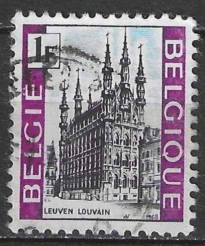Belgique 1968 - Yvert/OBP 1480 - Hôtel de ville e Louv (ST), Timbres & Monnaies, Envoi, Affranchi, Oblitéré