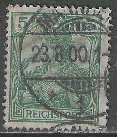 Duitsland 1900 - Yvert 53 - Reichspost - Germania (ST), Verzenden, Gestempeld