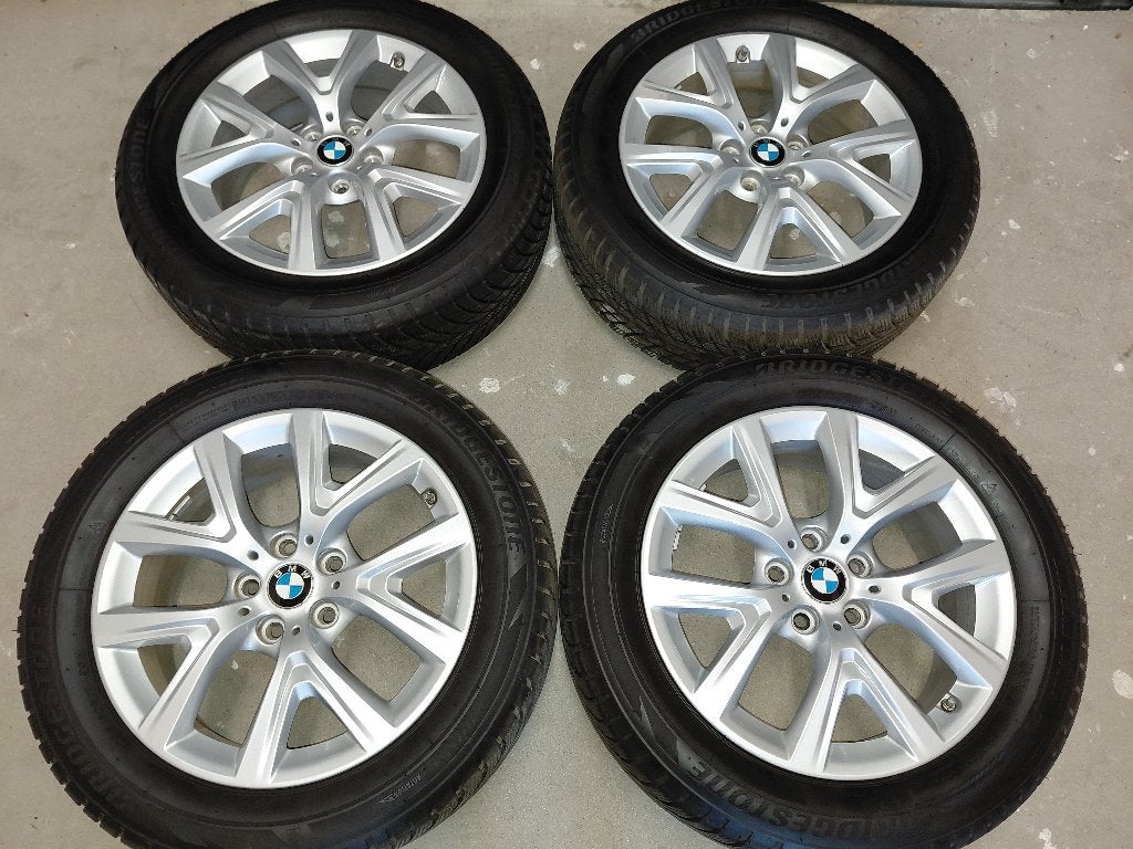 17 inch velgen met winterbanden BMW X1 F48 / X2 F39, Enlèvement