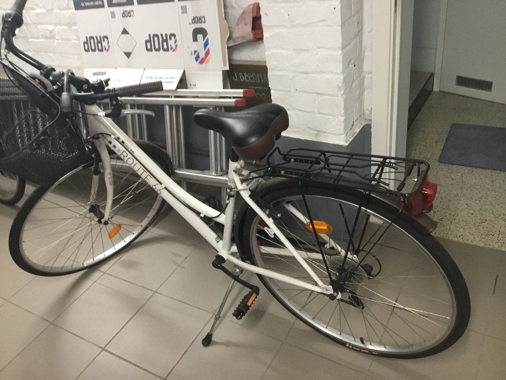 Set van 2 stadsfietsen (heren en dames) Route 66 - ZGAN, Ophalen, Zo goed als nieuw, Minder dan 10 versnellingen, Overige merken