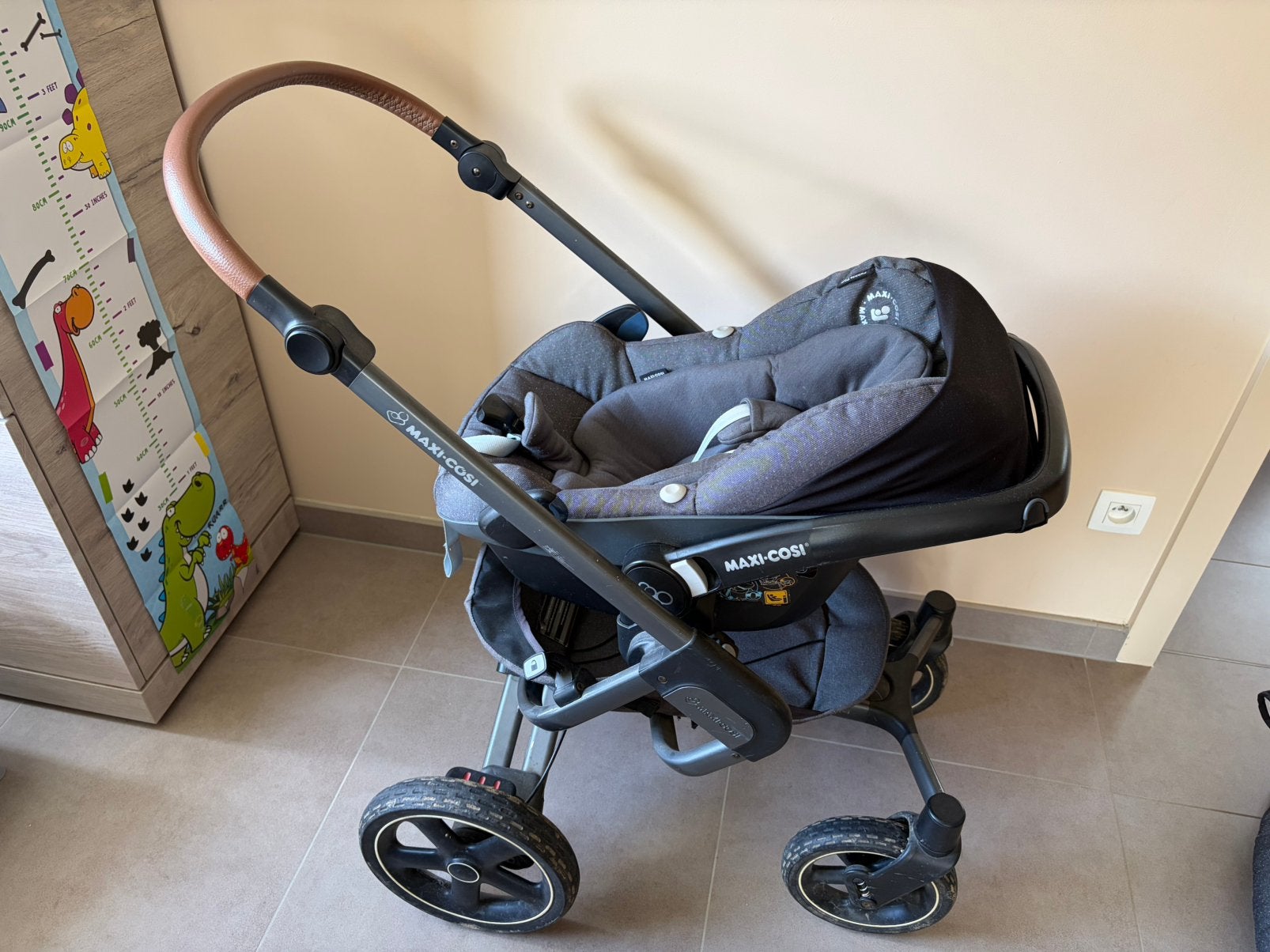 Maxi cosi nova 4-wiel kinderwagen complete set, Gebruikt, Duowagen, Maxi-Cosi, Ophalen