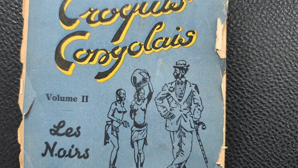 Croquis Congolais Livre récit Congo Belge Belgique, Général Fernand Gendarme, Utilisé, 20e siècle ou après, Envoi
