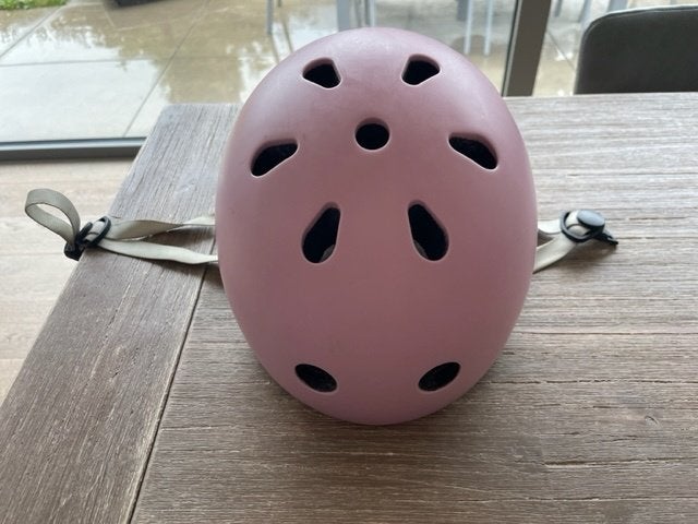 Fietshelm meisje roze, Fietsen en Brommers, Fietsaccessoires | Fietshelmen, Gebruikt, Meisje, Ophalen of Verzenden, XXS