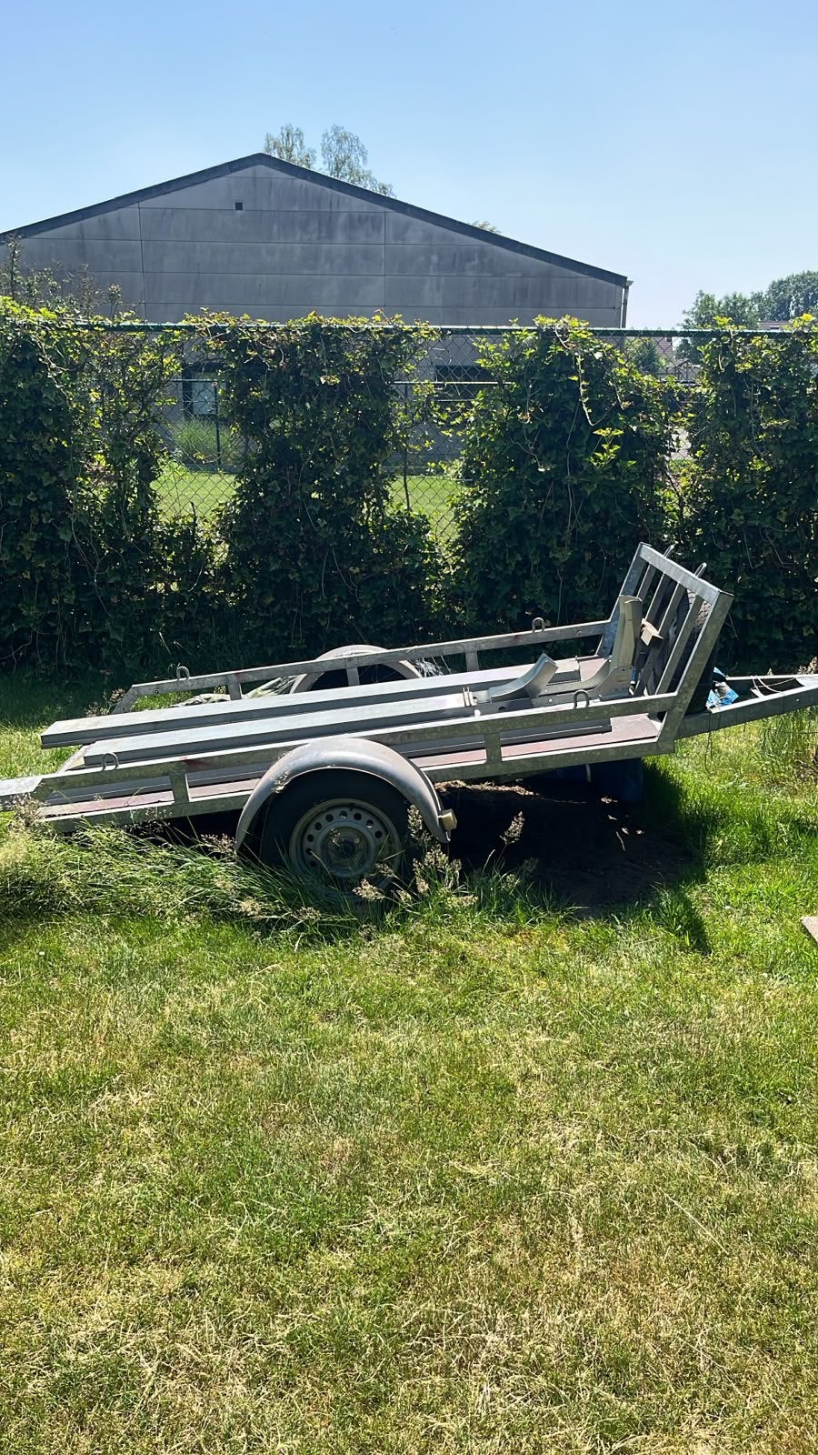 Motortrailer aanhangwagen 750kg, Enlèvement, Utilisé