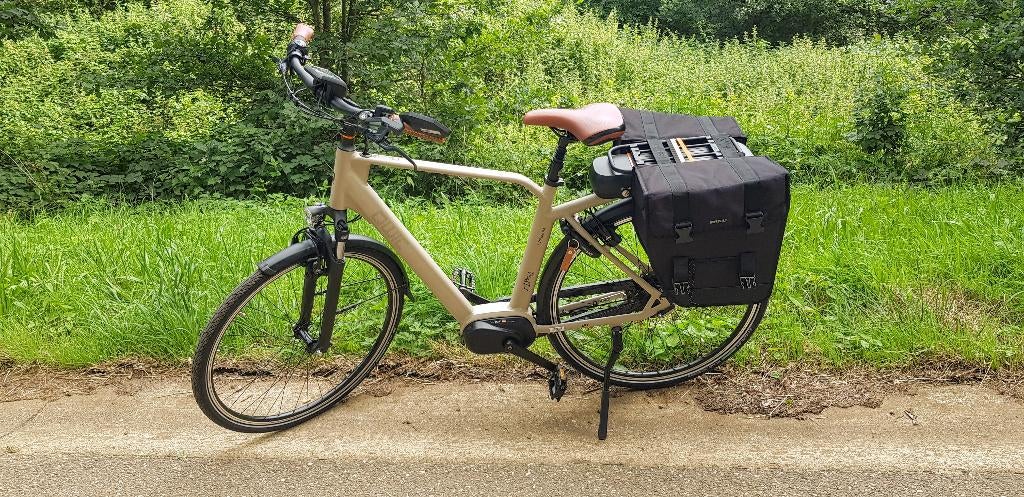 QWIC Premium MN7 L Heren Sand, Fietsen en Brommers, Velgrem, Versnellingen, Zo goed als nieuw, 65 cm of meer
