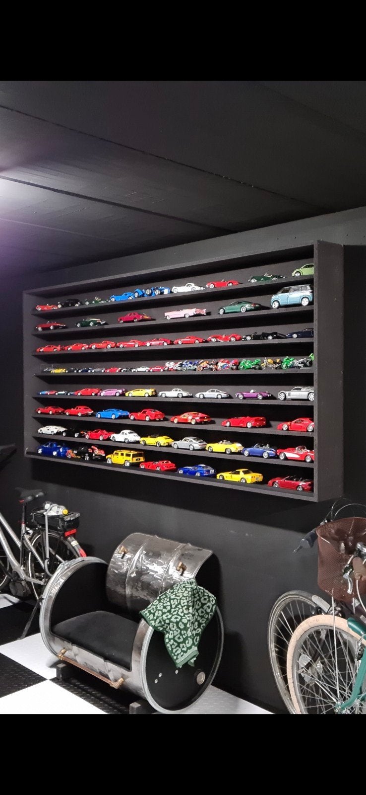 vitrinekast incl model auto s, Hobby en Vrije tijd, Ophalen, Auto