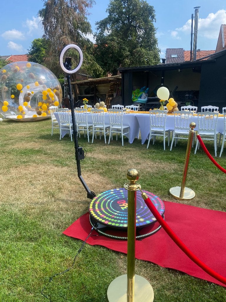 360 photobooth te koop, Hobby & Loisirs créatifs, Articles de fête | Location, Enlèvement, Utilisé