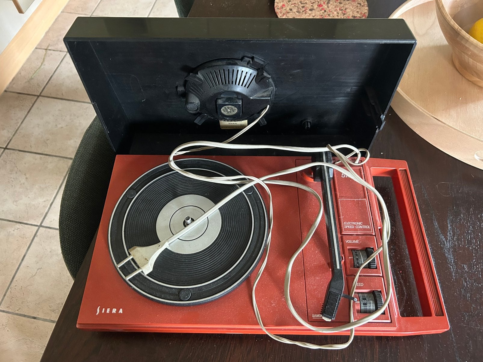 Vintage platenspeler, Audio, Tv en Foto, Platenspelers, Ophalen, Zo goed als nieuw, Platenspeler, Overige merken