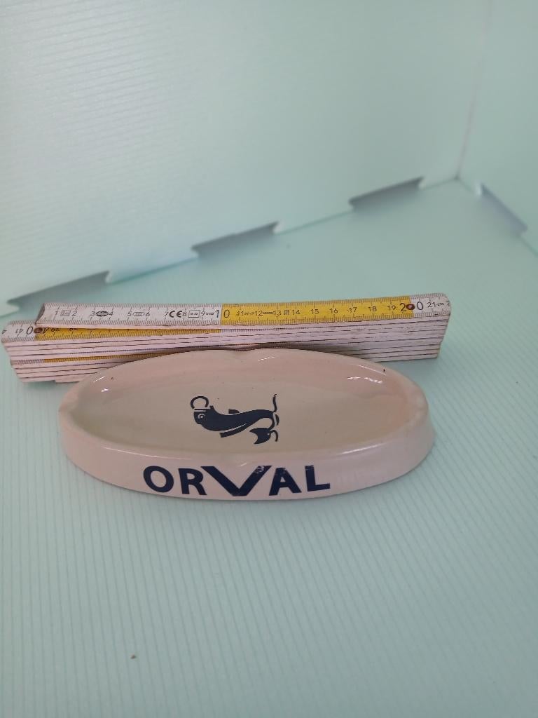 Ancien cendrier ORVAL en parfait état, Enlèvement ou Envoi, Comme neuf, Cendrier