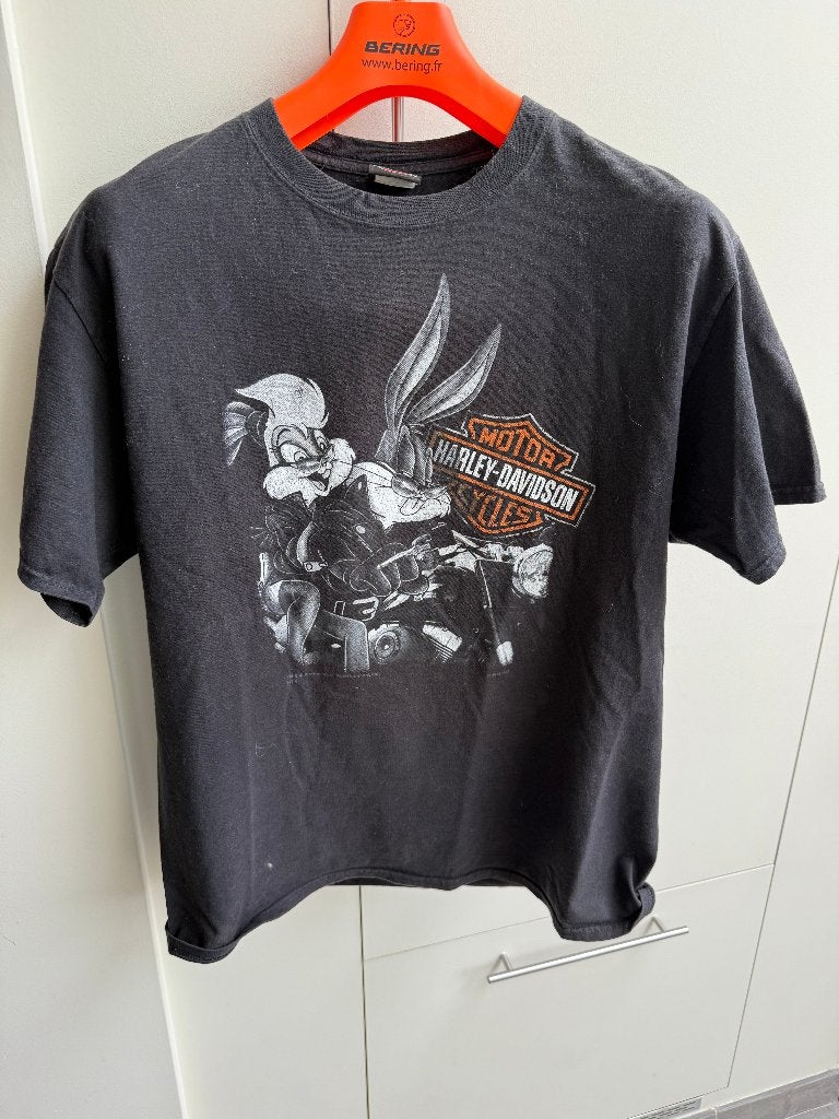 T-shirt Harley Davidson - Bugs Bunny, Heren, Ophalen of Verzenden, Tweedehands, Harley-Davidson