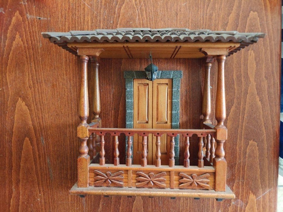 muurdecoratie balkonnetje, Huis en Inrichting, Ophalen of Verzenden