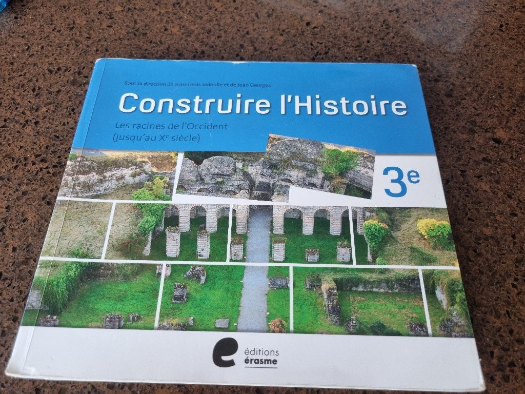 Construire l'histoire: Les racines de l'occident, Livres, Histoire, Editions erasme, Comme neuf, Enlèvement
