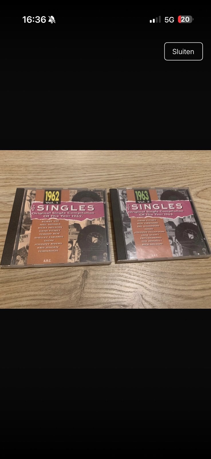 Cd verzamelmuziek jaren 1962-1963, Ophalen of Verzenden, Zo goed als nieuw