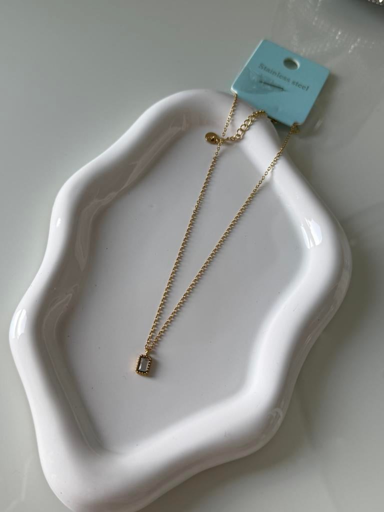 Collier acier inoxidable, Envoi, Neuf, Or