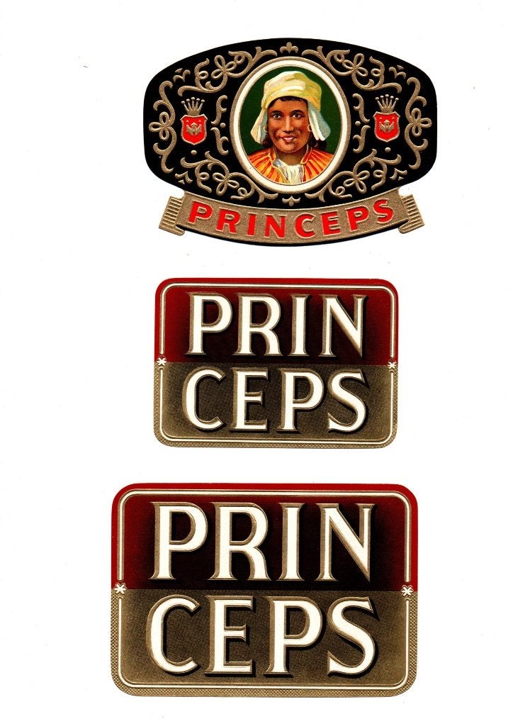 OUDE PRINCEPS SIGAREN ETIKETTEN, Ophalen of Verzenden, Nieuw, Overige typen