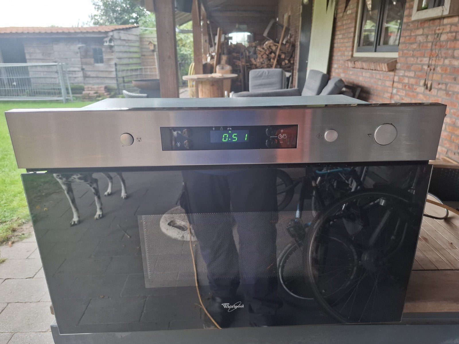 Inbouw magnetron Whirlpool, Elektronische apparatuur, Ophalen, Whirlpool, Inbouw, Draaiplateau