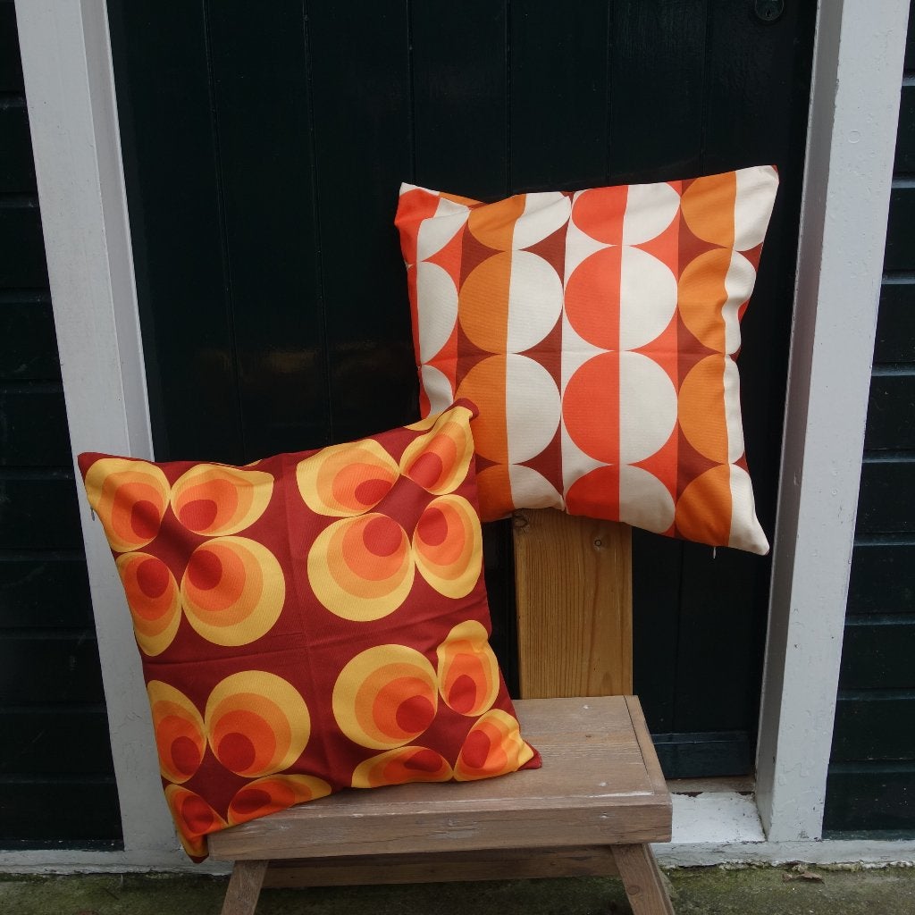 Retro vintage stijl kussenhoezen 45 x 45 cm diverse modellen, Huis en Inrichting, Woonaccessoires | Kussens, Verzenden, Nieuw