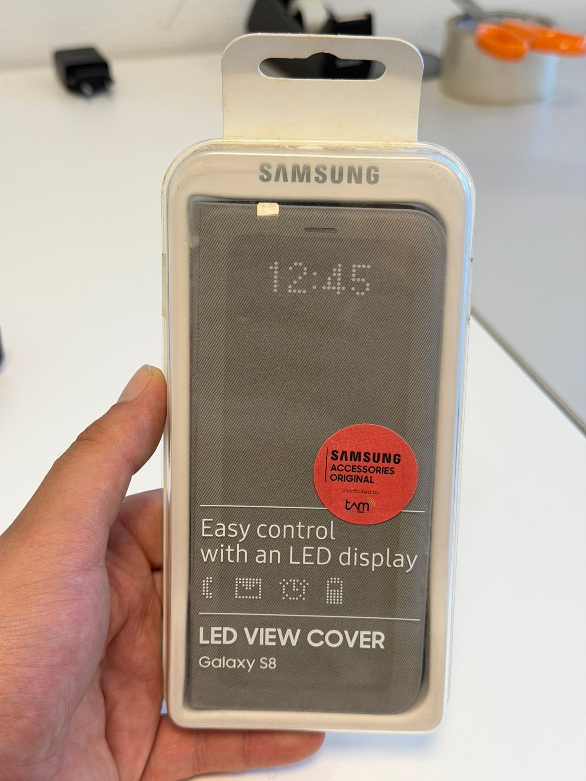Originele Samsung LED View Cover Galaxy S8 Grijs Nieuw hoes, Telecommunicatie, Mobiele telefoons | Hoesjes en Screenprotectors | Samsung