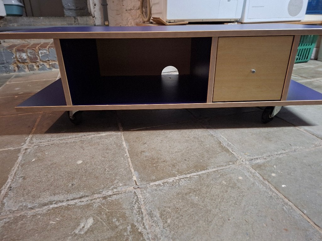 Meuble TV IKEA (Ancien Modèle) - Bon état (Roues à prévoir), Enlèvement, Utilisé