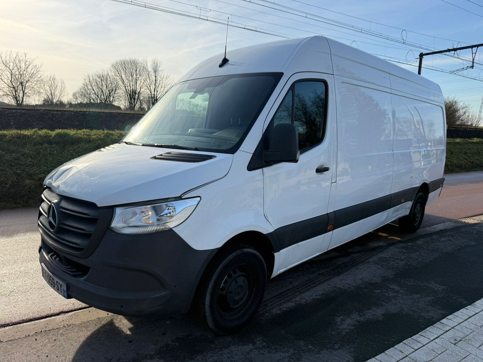 311CDI MAXI 2019 AIRCO GPS 300,000KM EURO6 0032471654764, Autos, Mercedes-Benz, Achat, Euro 6, Entreprise, 3 places
