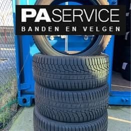 4x Hankook 245 45 19 Winterbanden met 6.5 en 5,5 mm, Gebruikt, -, -, Banden en Velgen
