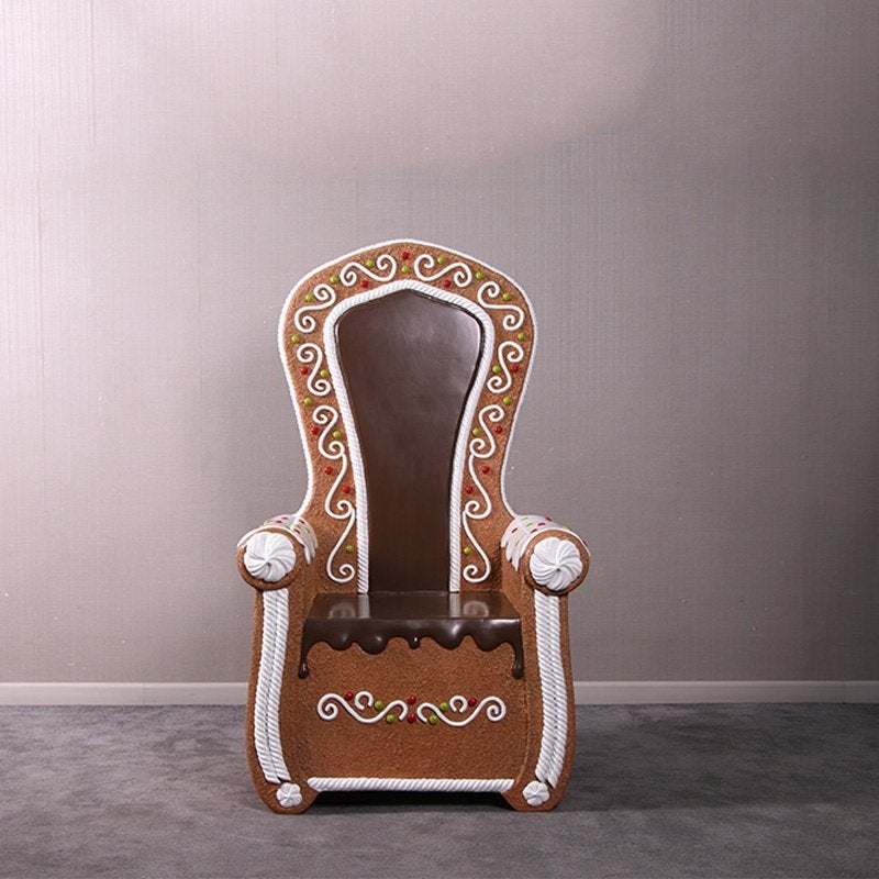 Trône en pain d'épice — Trône du Père Noël Hauteur 147 cm, Enlèvement, Neuf