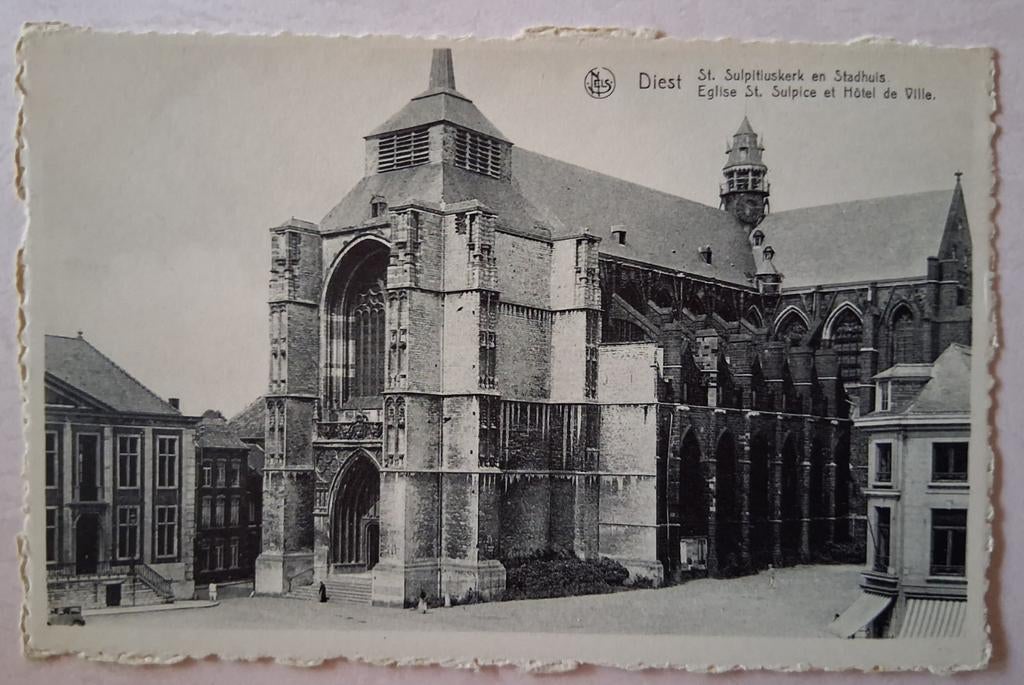 Vintage Postkaart Diest, Verzamelen, Ophalen of Verzenden