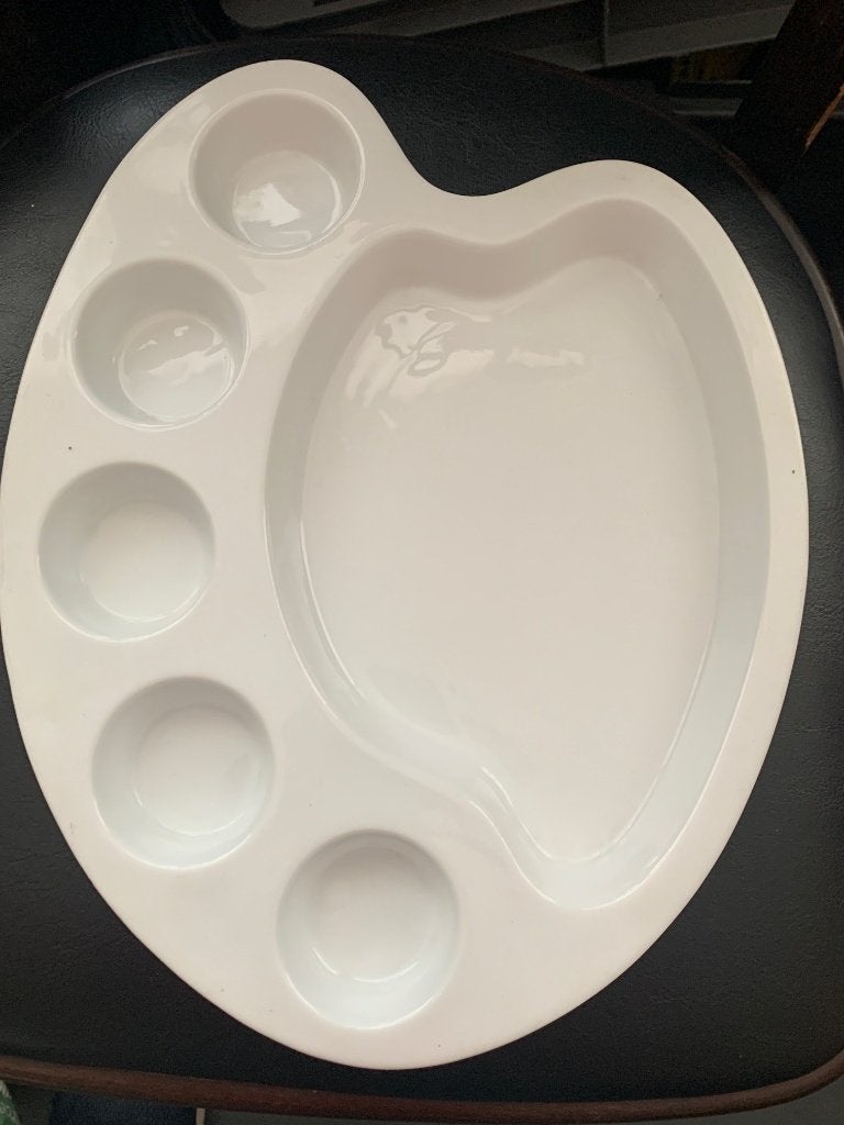 Lot de 4 assiettes à fondue Cosy & Trendy – 5 compartiments, Assiettes(s), Enlèvement ou Envoi, Céramique, Utilisé