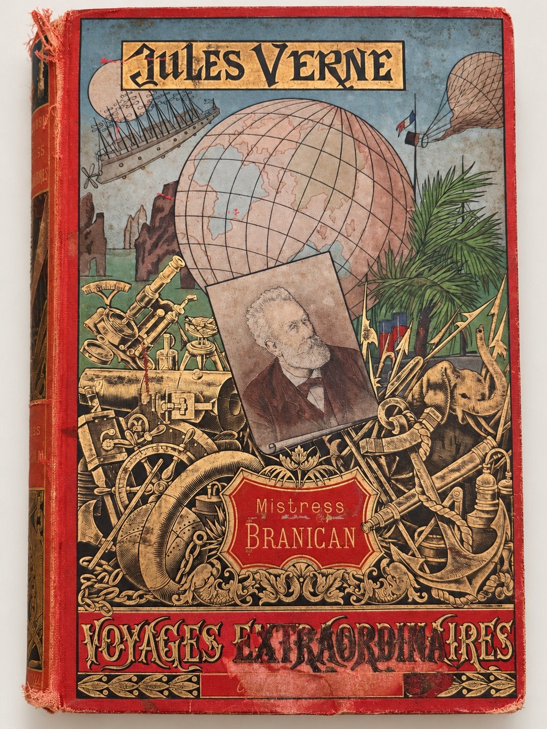 Jules Verne – Mistress Branican – Éd ancienne Hetzel ill, Antiquités & Art, Enlèvement