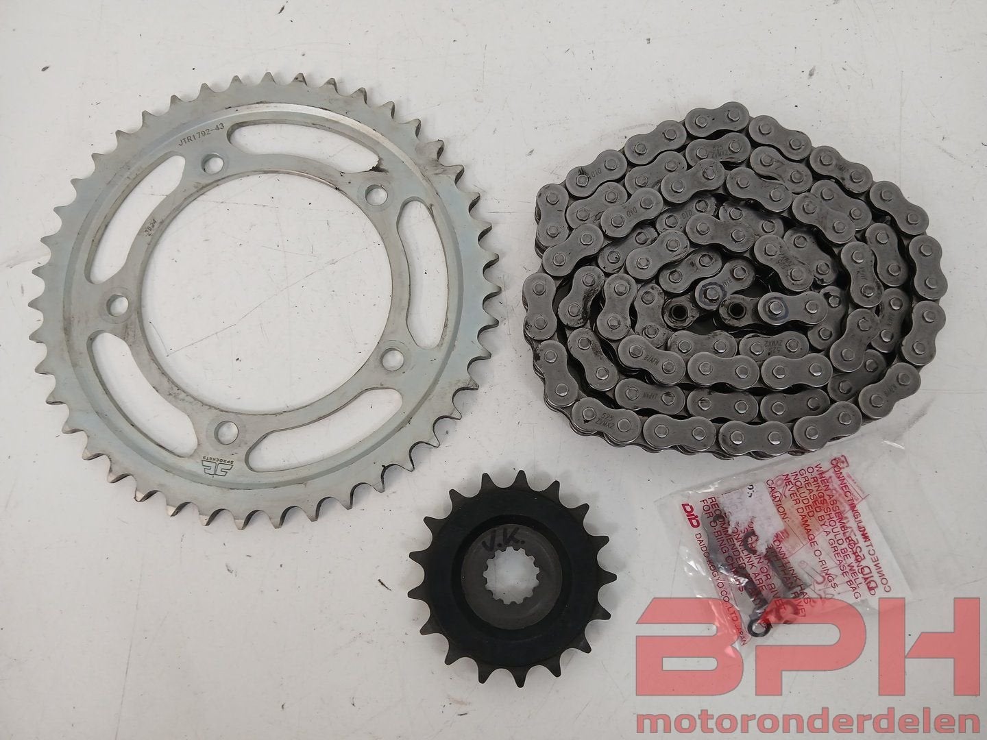 Kettingset Suzuki GSX-R 750 K1 K2 K3 K4 K5 2001 t/m 2005 ket, -, Utilisé, -, -