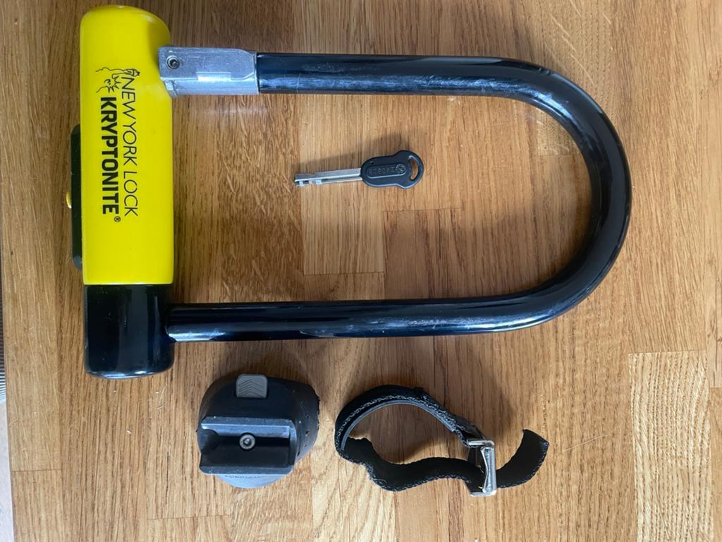 Cadenas Kryptonite New York Lock, Vélos & Vélomoteurs, Enlèvement, Comme neuf