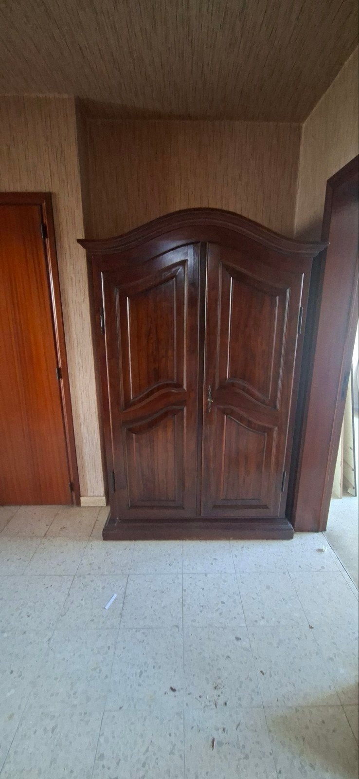 eiken hall kast (linnenkast), Antiek en Kunst, Ophalen