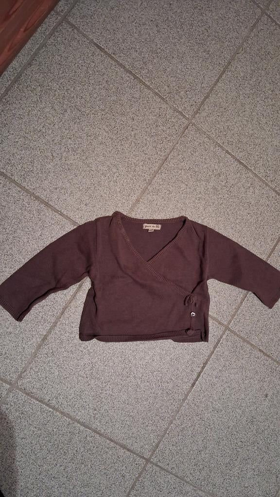 Vestje Grain de Ble maat 68, Kinderen en Baby's, Grain de Blé, Ophalen of Verzenden, Zo goed als nieuw, Truitje of Vestje