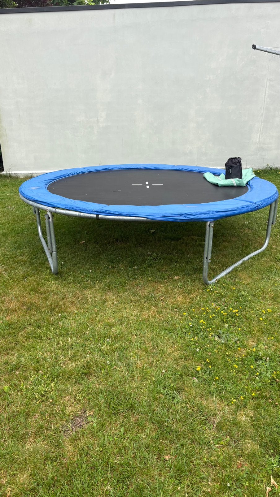 Trampoline, Kinderen en Baby's, Speelgoed | Buiten | Trampolines, Ophalen, Zo goed als nieuw