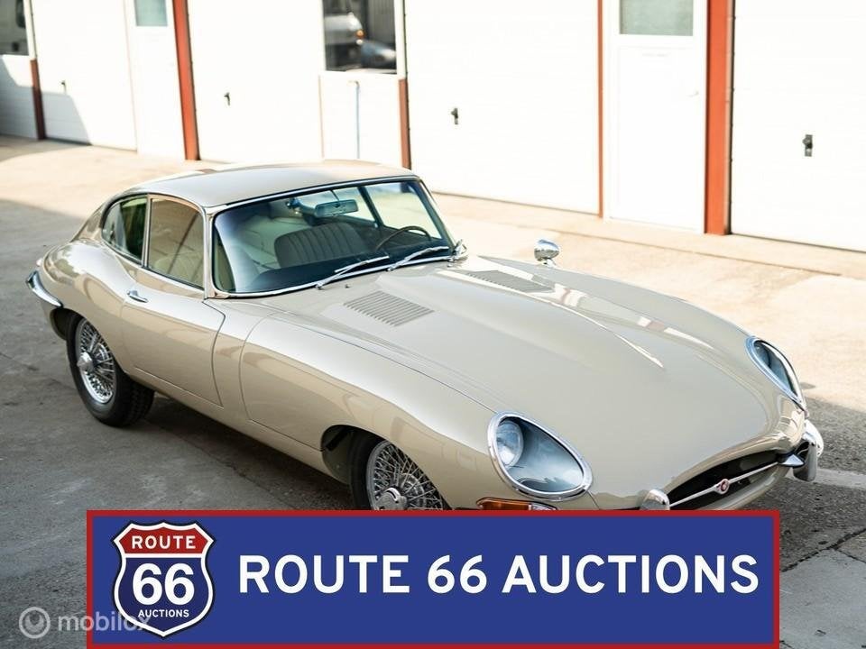 Jaguar E-Type Series 1 | 1966 | Route 66 Auctions, Zwart, Bedrijf, Handgeschakeld, Overige carrosserie