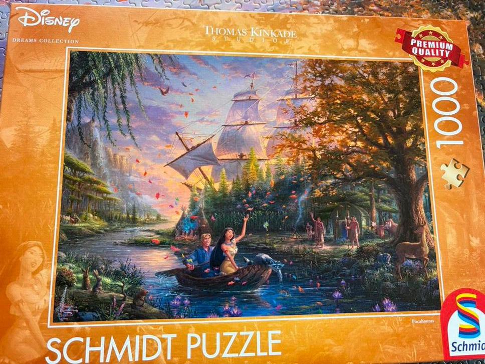 Puzzel Pocahontas - Thomas Kinkade, Hobby en Vrije tijd, Ophalen of Verzenden, Zo goed als nieuw