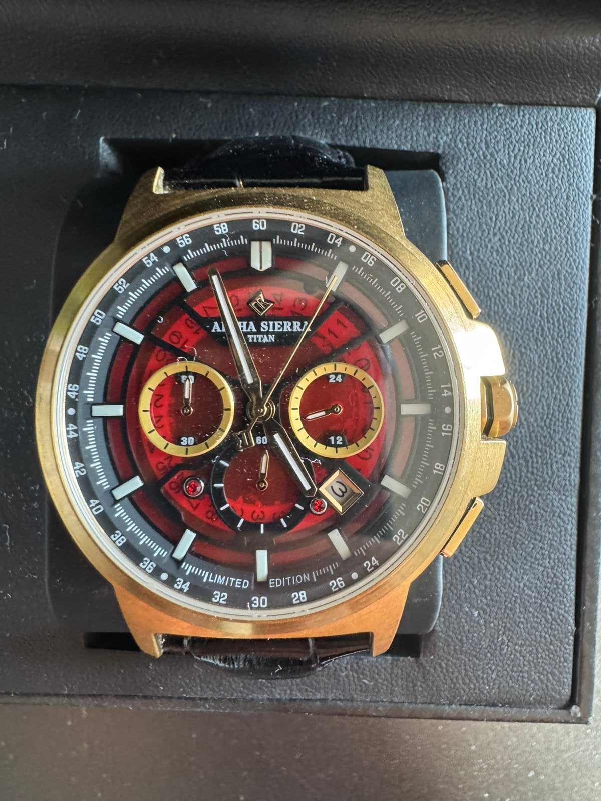 Horloge alpha sierra, Handtassen en Accessoires, Overige merken, Staal, Polshorloge, Ophalen of Verzenden