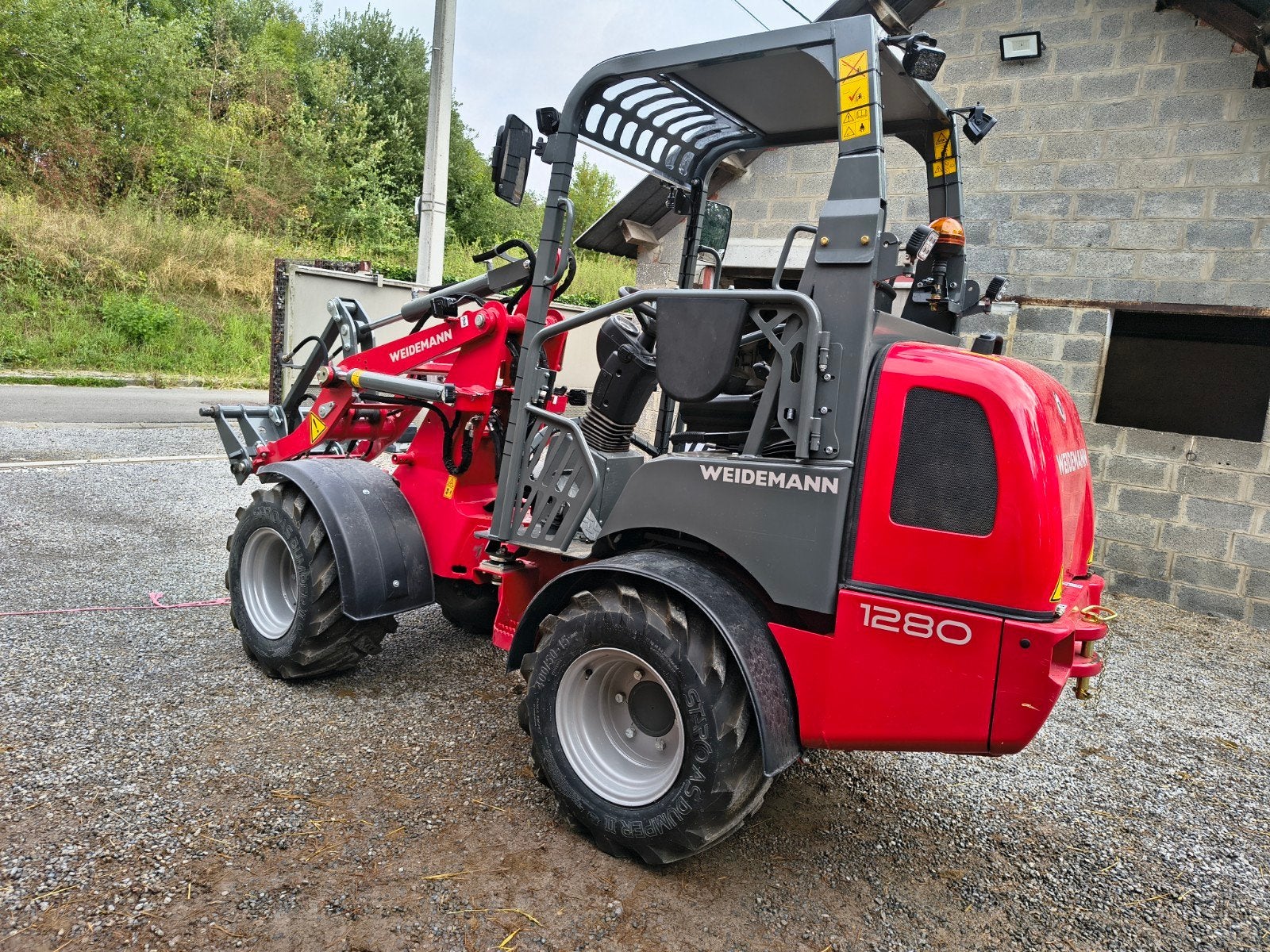Weidemann 1280 valet de ferme, Enlèvement ou Envoi, Chargeuse sur pneus ou Chouleur