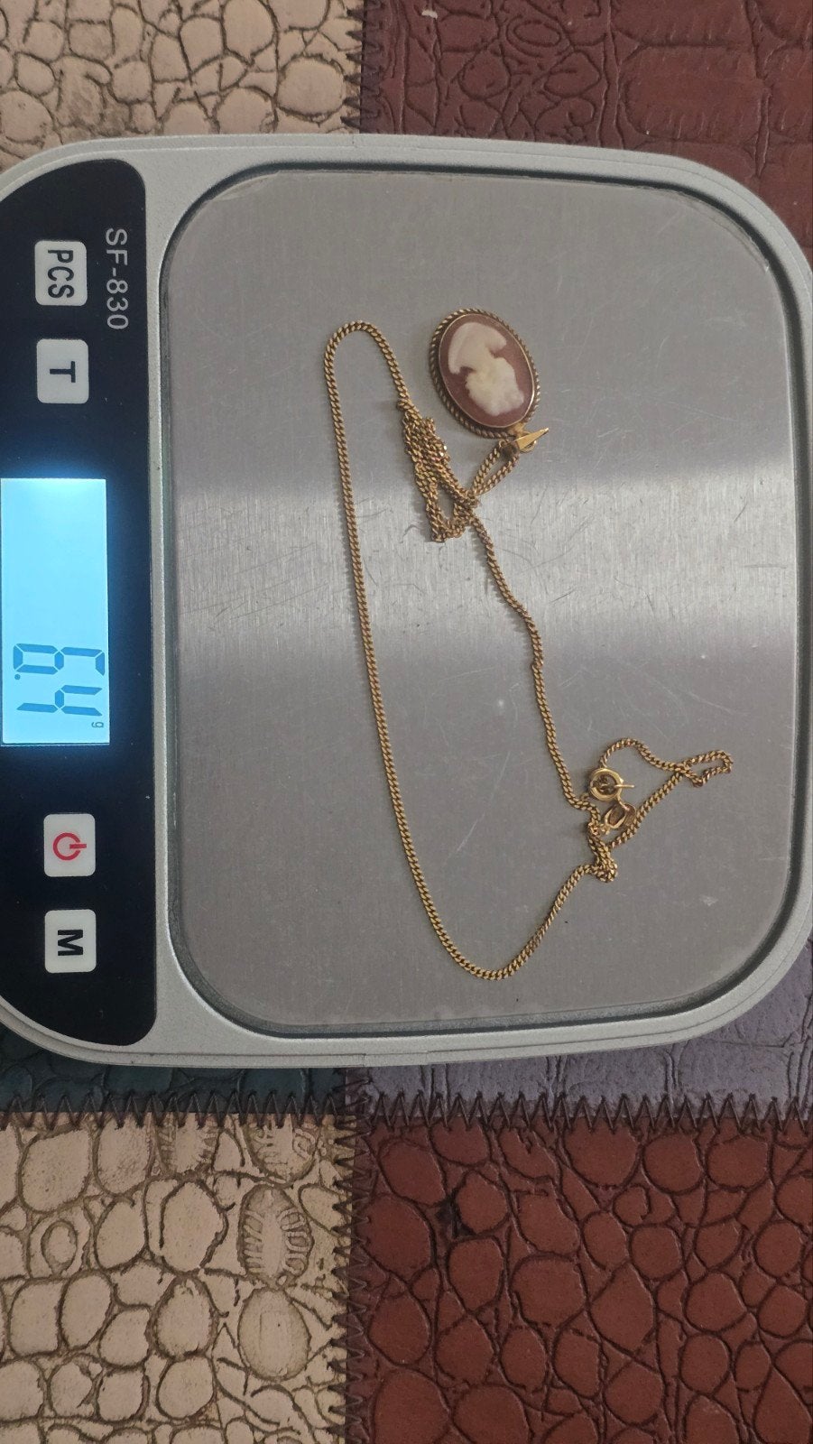 Goud antiek ketting 18ka, Ophalen of Verzenden