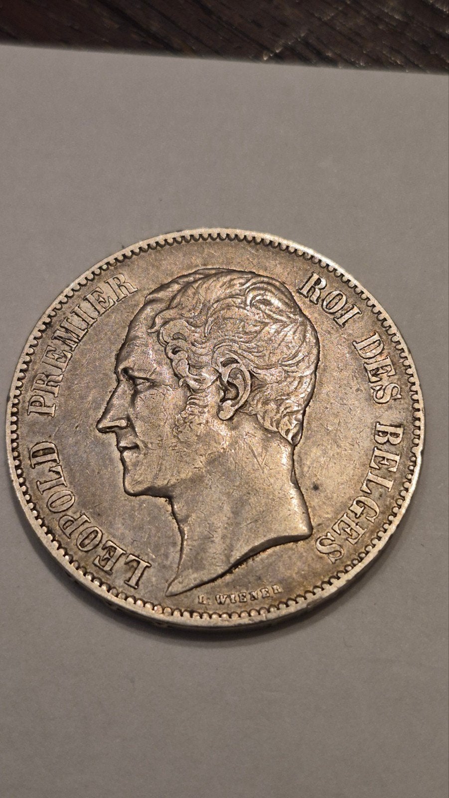 5 frank zilver, leopold 1 blootshoofds 1851 prachtige staat, Timbres & Monnaies, Monnaies | Belgique, Enlèvement ou Envoi, Monnaie en vrac
