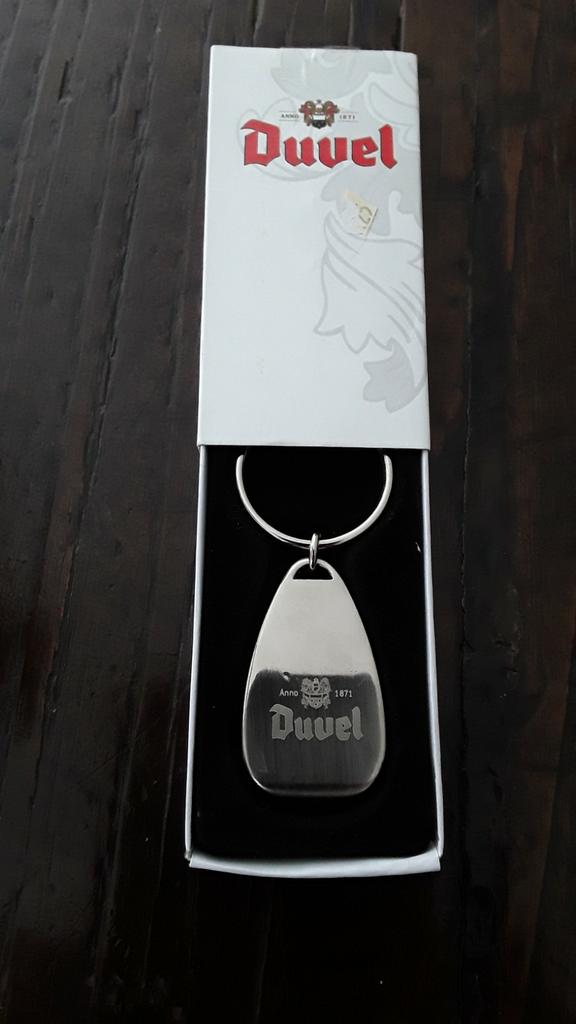 Unieke Duvel flesopener in origineel doosje, Ophalen of Verzenden, Zo goed als nieuw, Flesopener, Duvel