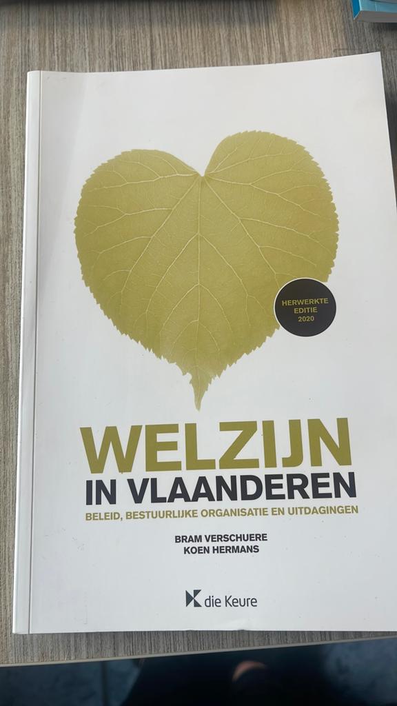 Welzijn in vlaanderen, Ophalen of Verzenden, Zo goed als nieuw, Bram verschuere