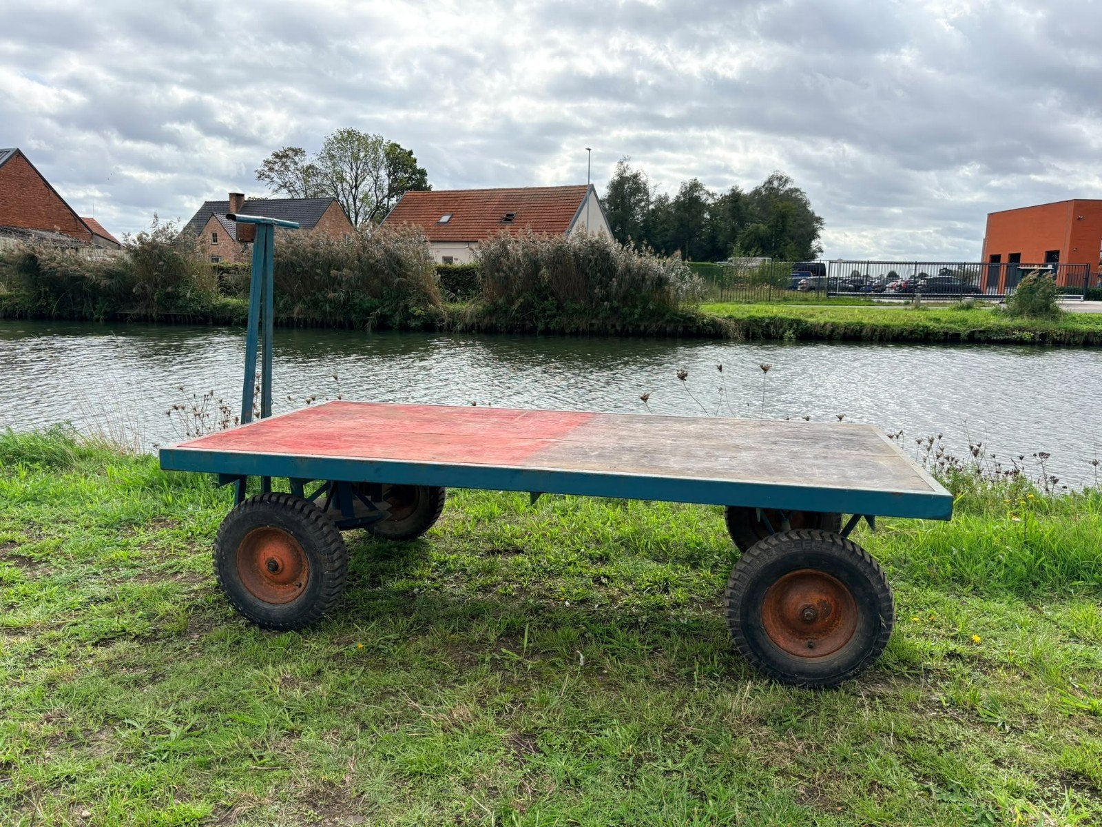 handkar transportwagen transport kar platte wagen, Zakelijke goederen, Ophalen, Transport