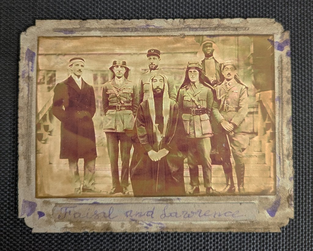 Foto van koning Faisal van Irak en Lawrence, Verzenden, Gebruikt, Buitenland, Foto