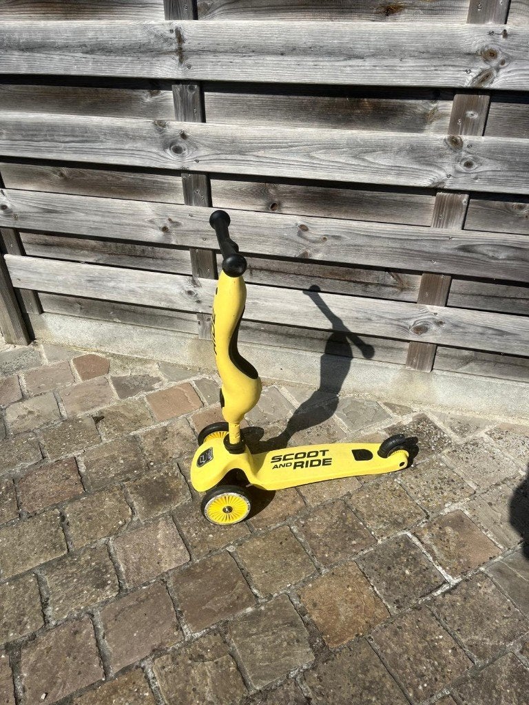 Step-loopfiets Scoot and Ride, Fietsen en Brommers, Steps, Zo goed als nieuw, Overige typen, Ophalen of Verzenden